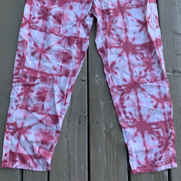American Eagle Outfitters Dusty Rose Tie Dye Pants Size Small - Picture 4 of 8